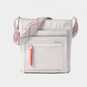 Dámské Crossbody Kabelky Hedgren Orva Bílé Šedé | GQE284EO