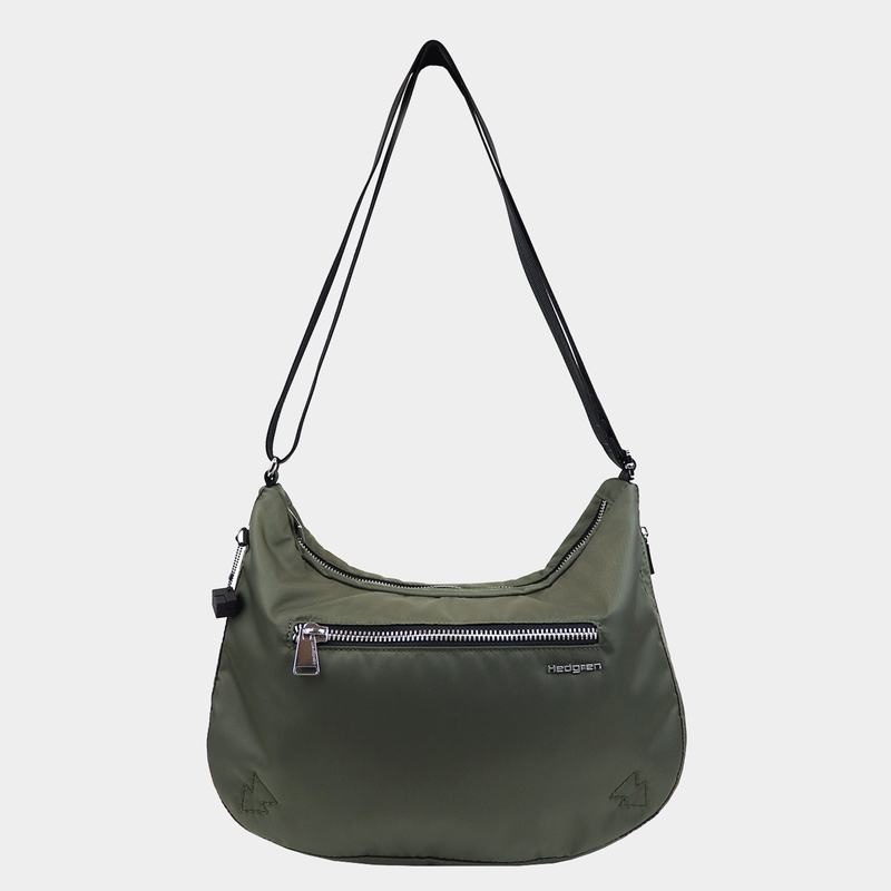 Dámské Crossbody Kabelky Hedgren Ann Tmavě Zelene | XDH9648NJ