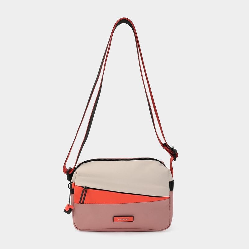 Dámské Crossbody Kabelky Hedgren Neutron Small Růžové Oranžové | VUP9492EY