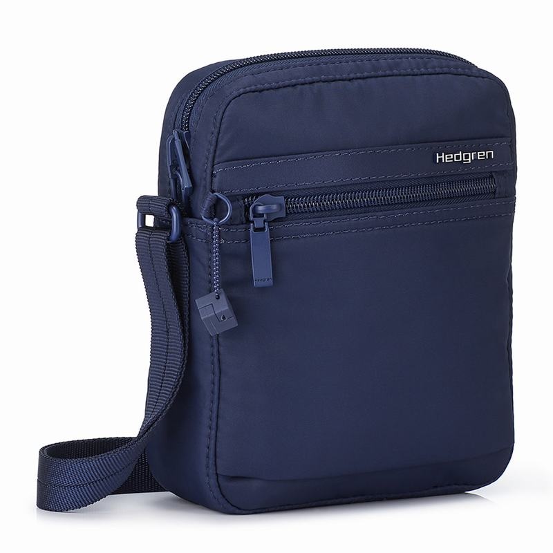 Dámské Crossbody Kabelky Hedgren Rush Tmavě Blankyt | UPG6041MB